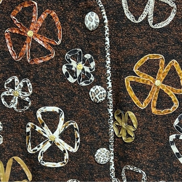 🌻Design Options by Philip & Jane Gordon Wearable Art Cardigan Size Small - Picture 6 of 11